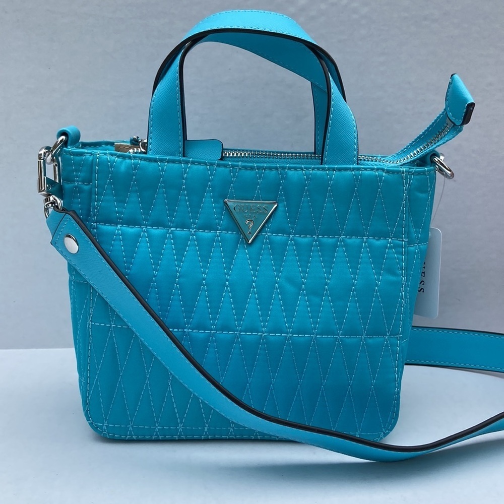 New GUESS Aqua Mini Tote